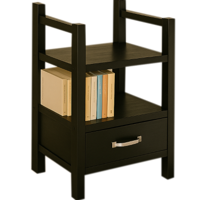 Multi purpose bedside shelf for bed and sofa side storage