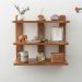 Wooden Three-Level Display Shelf