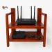 2 Layer Wooden Router Stand