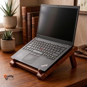 Adjustable Wooden Laptop Stand